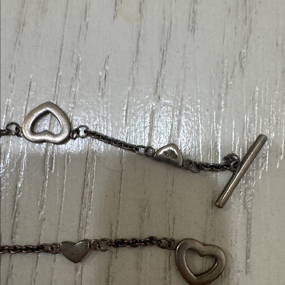 Tiffany & Co. Silver Heart Link Bracelet - Picture 3 of 3
